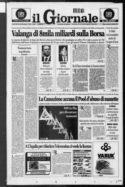 Il giornale : quotidiano del mattino